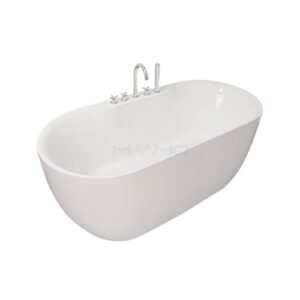 Bồn tắm Maamo MA-2456 SV Ovan trứng thành mỏng gắn sen vòi 2